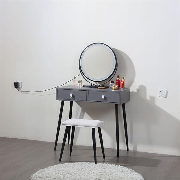 Mobili per camera da letto Comò camera da letto moderno e minimalista piccolo appartamento armadietto per il trucco 70CM luce di lusso netto rosso ins table262Y