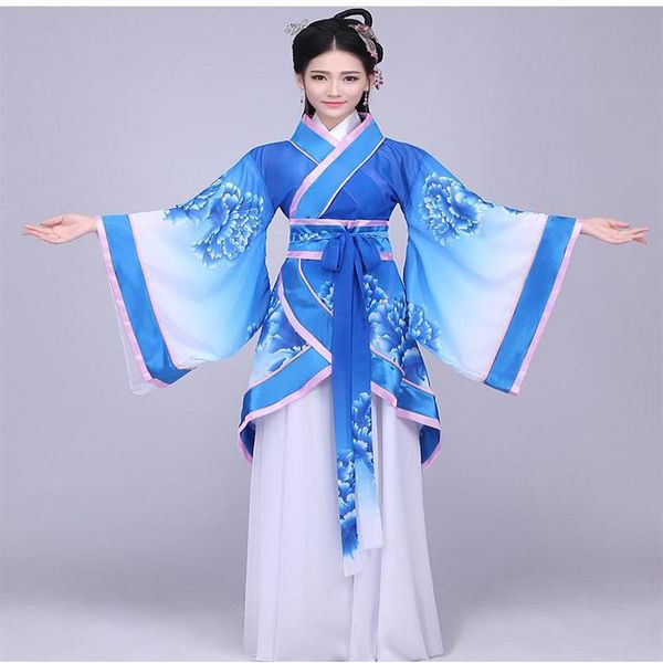 Hanfu Damen Song Fransen Kostüm Kleidung Hanfu Weibliche Sommer Fee Kostüm Outfit Modifizierte Ethnische Kostüme Wind284w