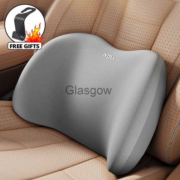 Sitzkissen Auto Taille Kissen Unterstützung Reise Kissen Memory Foam Auto Hals Kissen Schützende Taille Kissen Für Auto Innen Zubehör x0720