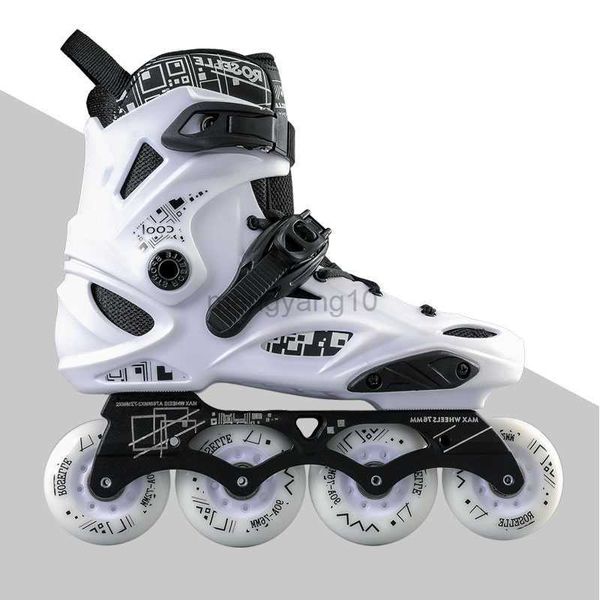 Sline Roller Skates Orijinal Roselle X9 Profesyonel Yetişkin Çocuk Slalom Slide Slide Freestyle Yarışı Ücretsiz Paten Fırçası Sokak Patinler HKD230720