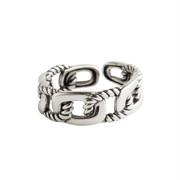 Cluster Rings Anel solitário com estilo de nó Jóias da alma Boa joalheria para presente feminino em prata esterlina 925 Super ofertas 295L