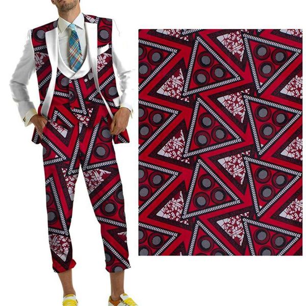 Novo tecido de algodão de alta qualidade estilo popular com estampas de cera africana tecido africano novo tecido com estampa de cera261j