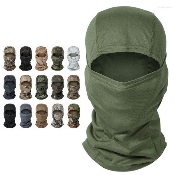 Bandanas kamuflaj taktik balaclava askeri multicam cp şapka bisiklet bisiklet kayak avı ordusu boyun kapağı tam yüz maske fular