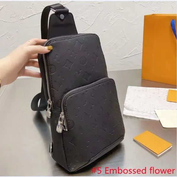 Borsa a tracolla in rilievo da uomo da uomo Messenger da esterno Moda classica Borsa a tracolla da uomo di marca di lusso Borsa a tracolla Borsa a tracolla