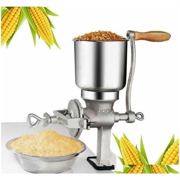 Moedor Milho Café Comida Trigo Manual Grãos Aveia Nozes Moinho Manivela Axr7G247K