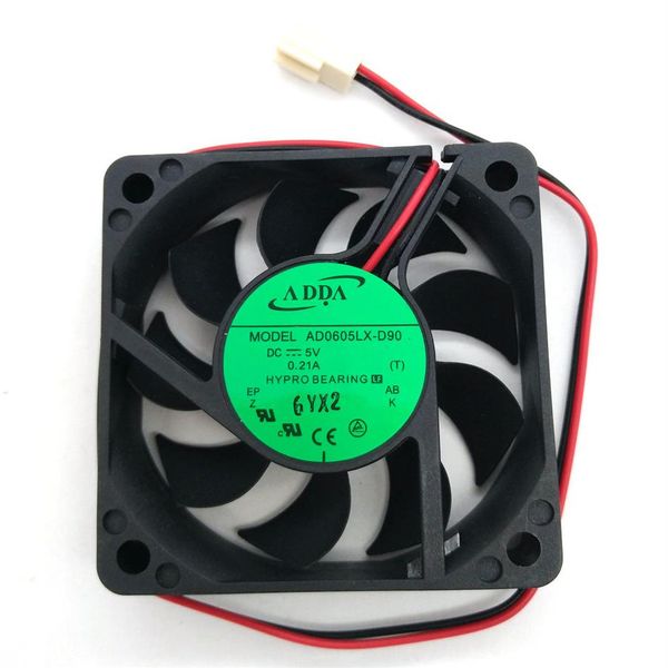 Novo Original AD0605LX-D90 DC5V 0 21A 60x60x15MM 2 linhas para DaHua DVR NVR VCR Box cooler fan173a