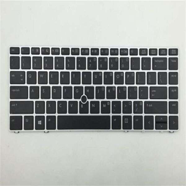 Para HP EliteBook Folio 9470M 9470 9480 9480M Inglês dos EUA Retroiluminado Substituir Teclado de Laptop Black290S