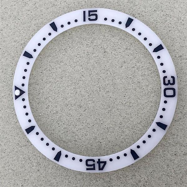 Kits de reparo de relógios anel de moldura de cerâmica de 38/30,5 mm para molduras de substituição de caixa de 40 mm peça de inserção