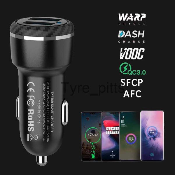 Diğer Piller OnePlus 8 Pro Warp Araç Şarj Cihazı Bir Artı 8 7T 6T 5T 1+5 1+3T Dash QC3.0 2.0 SFCP AFC VOOC Hızlı Şarj Cihazı X0720