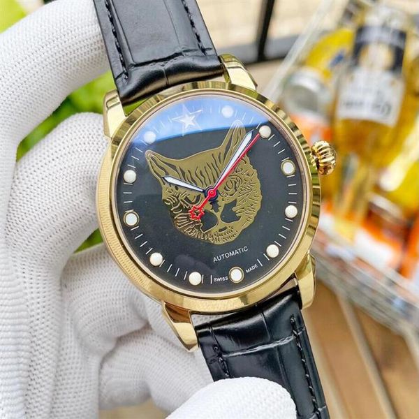 Orologi da uomo di design di alta qualità con lettere Orologio da polso meccanico automatico da donna Cassa in acciaio inossidabile con castone da 40 mm Boutique 331s