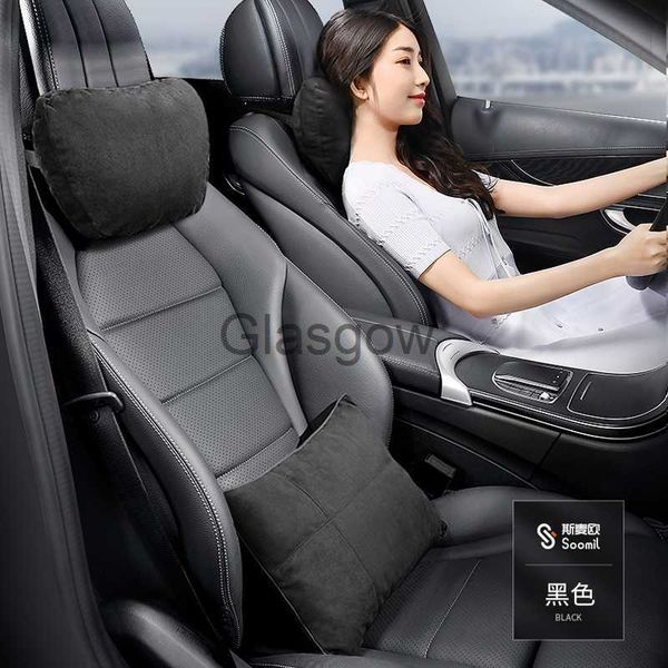 Almofadas de assento Acessórios de carro Almofada de pescoço Almofadas de apoio de cabeça Almofadas de couro durável de alta qualidade Almofada de cinto de segurança para Mercedes Benz x0720