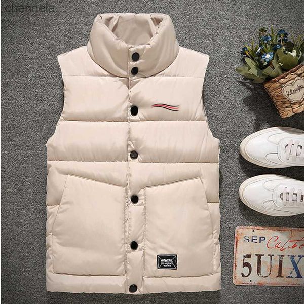 Gilet da uomo Giacca moda casual di alta qualità freestyle vera piuma giù Gilet invernale bodywarmer Tessuto impermeabile avanzato plus size abbigliamento donna T230720