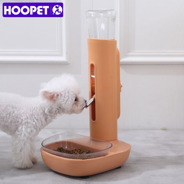 Компания для собак кормушки Hoopet Pet Dog Dispenser не влажный рот Автоматический диспенсер для воды для кошачьего водоснабжения мобильный вертикальный чайник 230719