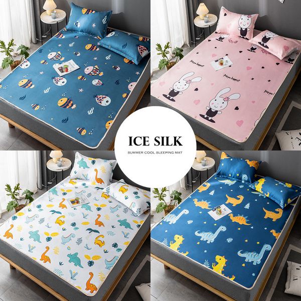 Матрас Pad Yaapet Luxury Ice Silk Mattress Summer Cool для взрослой кроватки для спальной кроватки Kid 90150180см размером с односудимой кровати 230719