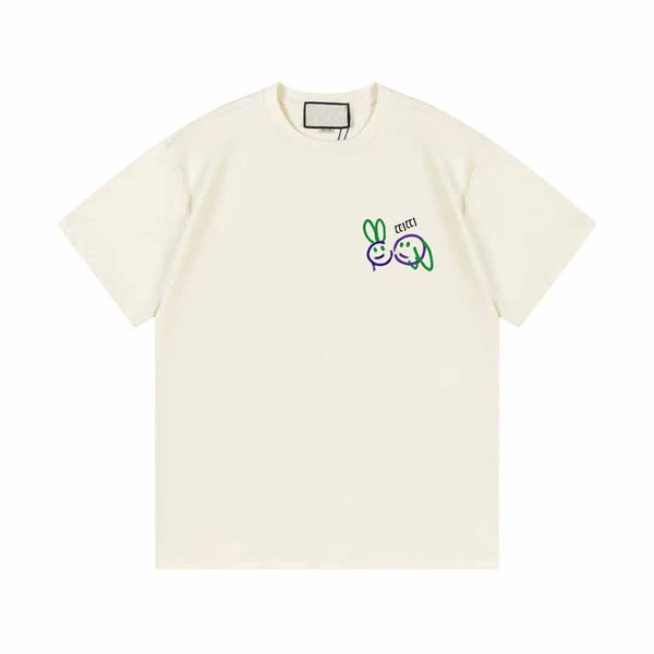 G Люксерские дизайнерские дизайнерские мужские футболки с печеночной модной футболка хлопчатобумажная футболка с коротким рукавом хип-хоп уличная одежда роскошная футболка CHD2307206