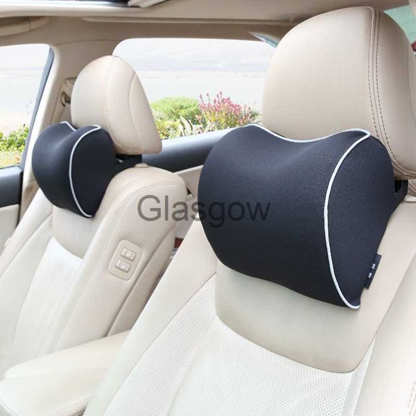 Cuscini per sedili 2021 Cuscino per collo universale per auto Poggiatesta Supporto da viaggio Cuscino per massaggi Rivestimento in tessuto per auto Sedile Sedia Memory Foam Cuscino per testa morbida x0720