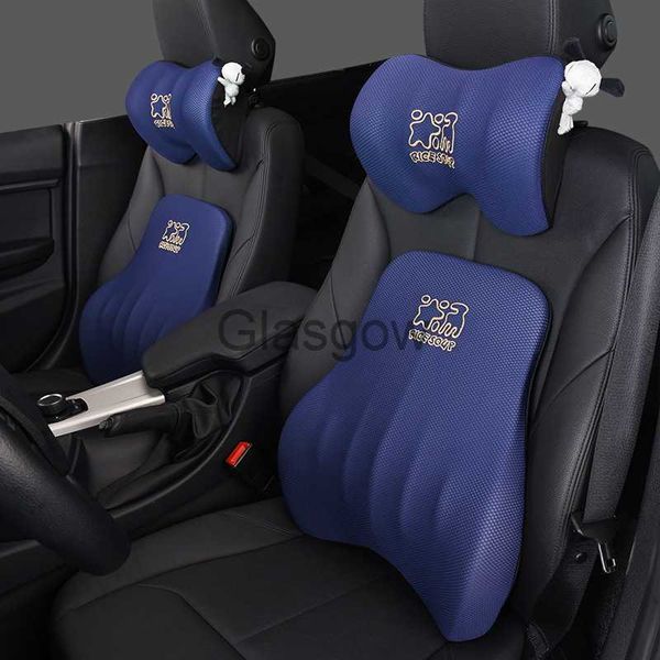 Cuscini di seduta Seggiolino auto Poggiatesta Cuscino per il collo Cuscino lombare Memory Foam Supporto per cinque ossa Cuscino per il collo del sonno Supporto per la testa dell'auto generale x0720