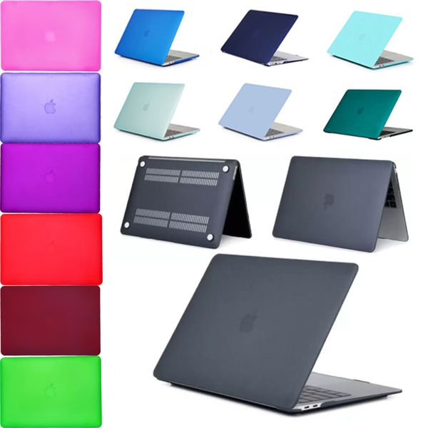 MacBook Air Pro 11 12 13 14 15 16 Zoll Hülle Matt Frost Harte Vorderseite Rückseite Ganzkörper Apple Laptop Retina Hüllen Shell Cover A1466 A2442 A2485 A1369 A2941