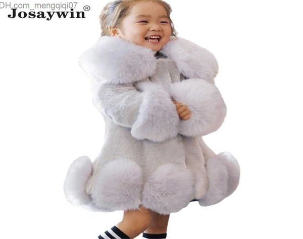 Piumino Giacca invernale Bambini Ragazza Parka Carino Matrimonio caldo Cappotto di pelliccia sintetica per ragazze Bambini Vestiti invernali Soft Party Baby Girl Cappotti 2109114136277 Z230721