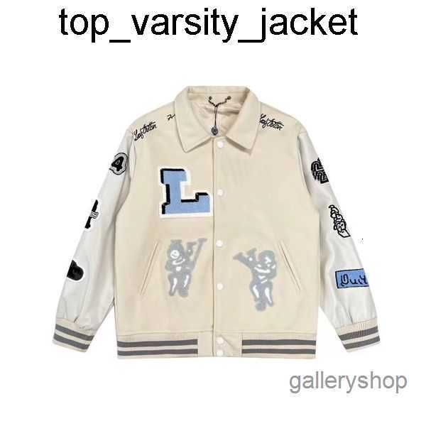 2023 Giacche da uomo Giacca da baseball in pelle Marchio di moda Varsity Bomber Sport Giacca a vento Cappotti con cerniera Capispalla da donna Giacca da uomo Letterman