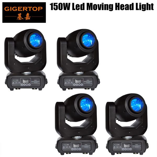 4 Einheiten 150 W Spot-LED-Moving-Head-Licht Strobe Professional 14 16 Kanäle 150 W AC 100–240 V Sound aktiv für KTV Club244C