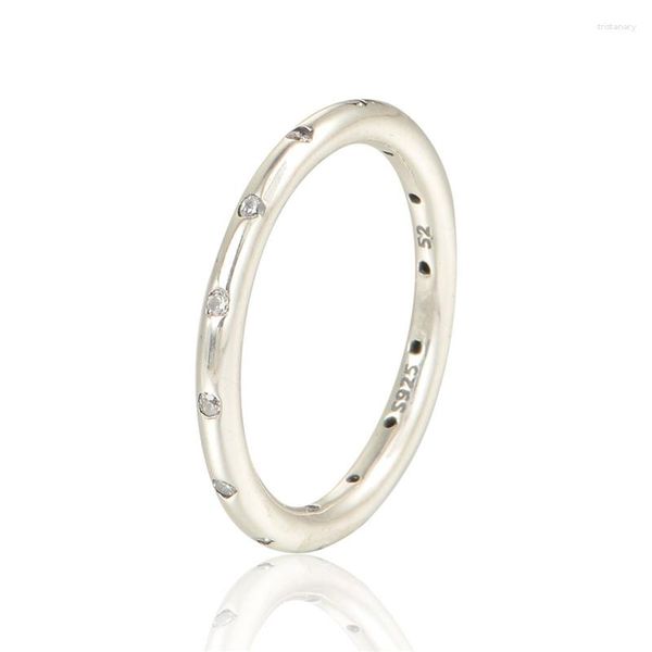Кластерные кольца CKK 925 Серебряные серебряные капли для женщин Оригинальное модное украшение