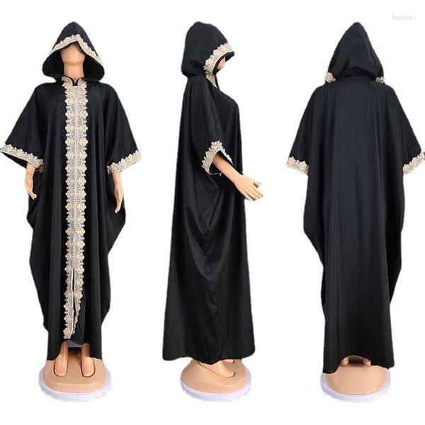 Roupas étnicas 2023 Turquia Robes Senhoras Abaya Vestidos Africanos Para Mulheres Islam Ramadan Hijab Boubu Vestido Longo Maxi Muçulmano Plus Size