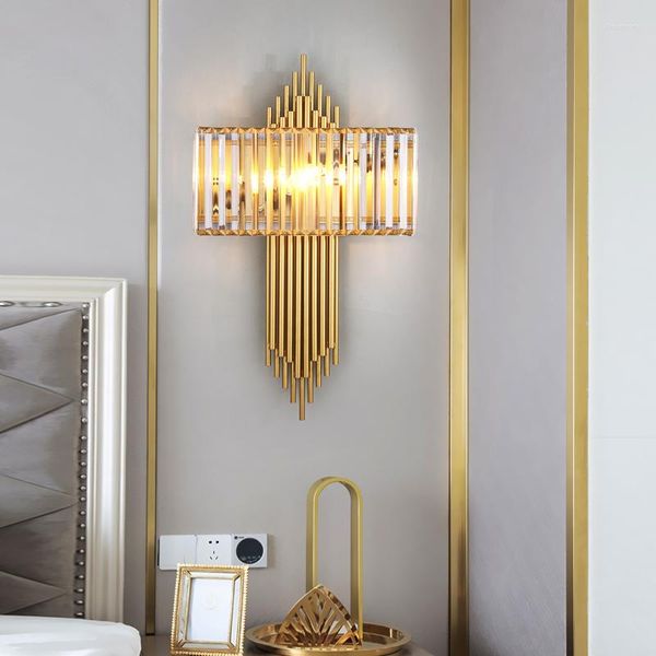 Стеновая лампа современная светодиодная крытая простая отделка гостиная спальня спальня постели