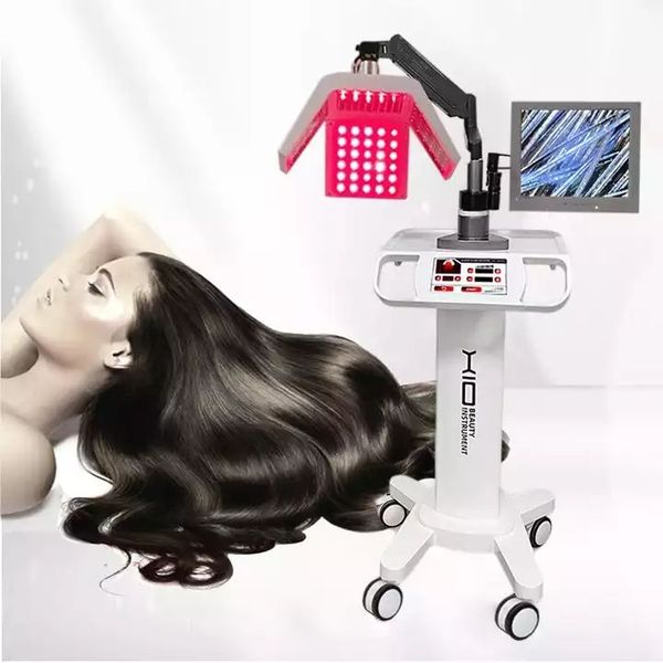 Multifunzionale 5 in 1 Led Galvanico Ad Alta Frequenza Laser 650nm Diodo Laser Crescita Dei Capelli Rimozione Delle Rughe Anti-Depilazione Macchina