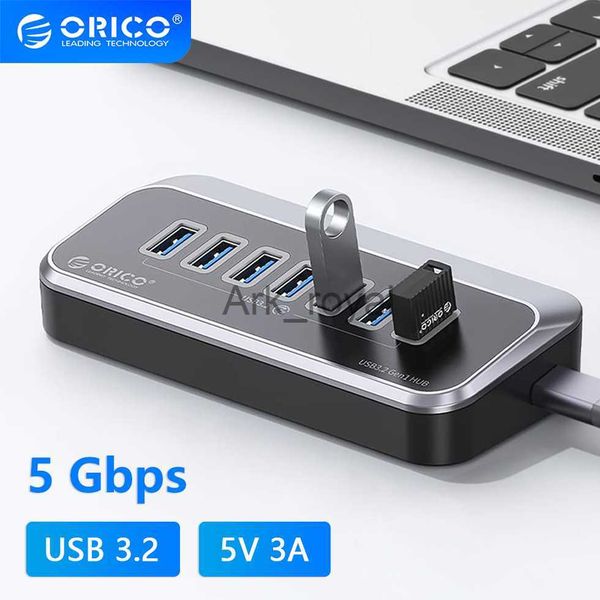 Acessórios para placas de expansão ORICO USB 32 Hub Divisor tipo C Adaptador Switch Dock Station Multi USB 30 portas Plugue Leitor de cartão SD para Surface Macbook Laptop J230721