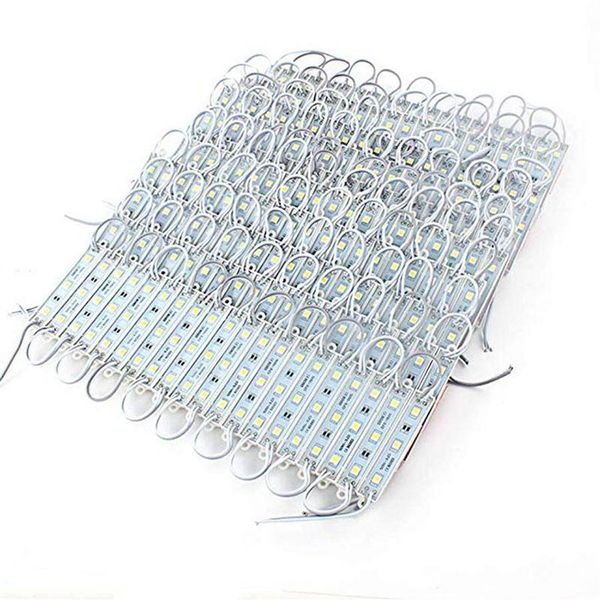 Módulos 20Pcs 3 Led SMD 5054 12V Cool White Brighter For Sign Letters Advertising Store Front Lights261N