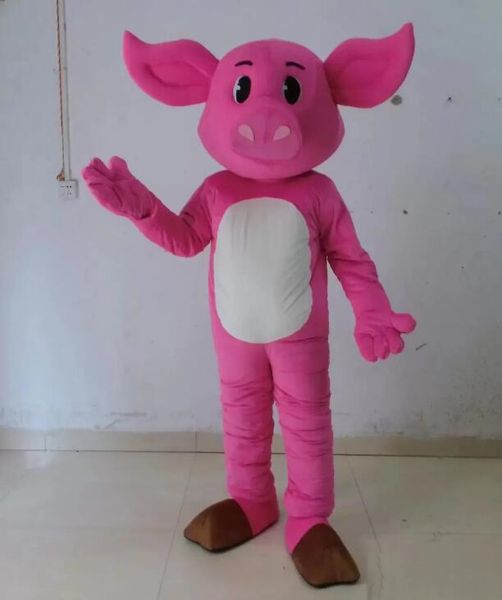 2023 Хэллоуин Симпатичный свинью талисман костюм высококачественный мультипликационный плюшевый аниме -тема Рождественский рождественский взрослый размер дня рождения на открытом воздухе наряд
