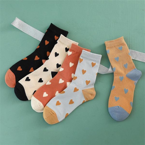 Outono e inverno novo estilo de meias femininas adoram meias de algodão fabricantes meias femininas inteiras198D