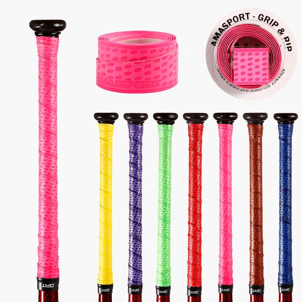 Schweißband AMASPORT Anti-Slip Overgrip Softball Baseballschläger Grip Tapes Rosa Schweißband 230720