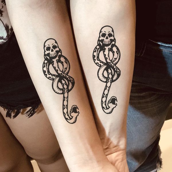 5pcs Death Eaters Dark Mark Make Up татуировки наклейки на косплей аксессуары и танцы танцевальная рука татуировки