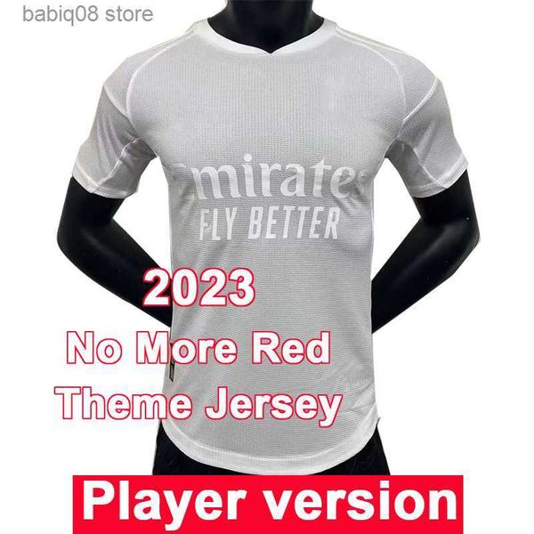 Saka White Player Herren Soccer Trikots Thema Jersey Pepe Tierney Gabriel Odegaard Smith Rowe Martinelli Marquinhos G. Jesus Zuhause 3. Fußballhemden