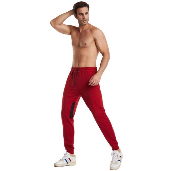 Herrenhose, Baumwollmischung, schmale Passform, schmale Lungo-Männer, Lauf-Jogginghose, Fitnessstudio, Workout, Trainingshose, aus gutem Material und schnell