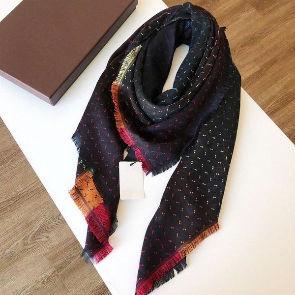 140 140CM Classic British Plaid Cotton Ladies High Quality Lame Scarf g For Women four seasons Shawl Ambos os lados podem usar Scarves286C