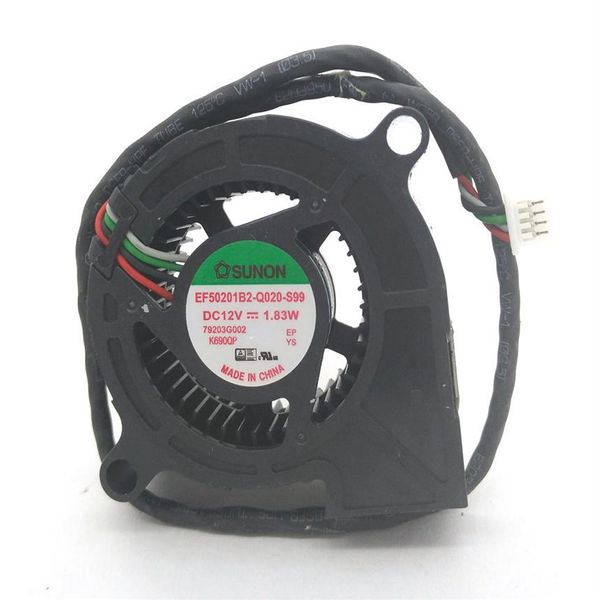 para ventilador de refrigeração do ventilador do projetor novo original SUNON EF50201B2-Q020-S99 DC12V 1 83W 50 20MM 4Lines219j