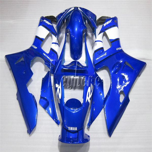 Kit de carenagem de plástico para carroçaria para Yamaha YZFR1 2000 2001 conjunto de carenagens azuis YZF R1 00 01 IT112148