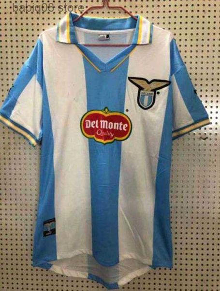 Lazio Retro 1989 1990 1991 1992 2001 Jerseys de futebol Nedved Simeone Salas Gascoigne Home Away Football Shirt