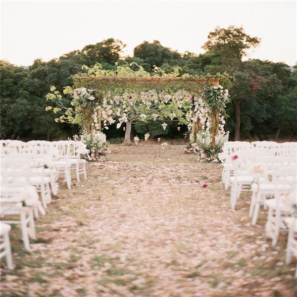 Flores Artificiais Românticas Simulação Wisteria Videira Decorações de Casamento Longo Curto Seda Planta Buquê Quarto Escritório Jardim Nupcial A2767