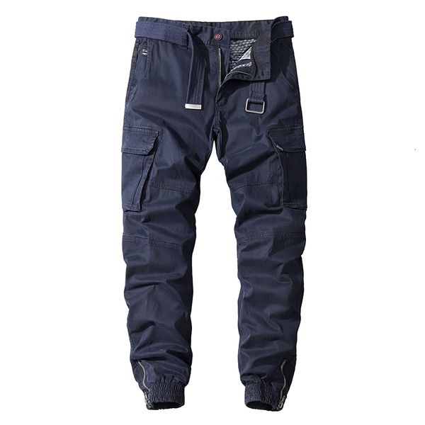 Pantaloni da uomo Pantaloni militari Casual Cotton Coloured Cargo Outdoor Hiking Multi Pocket Work 230720
