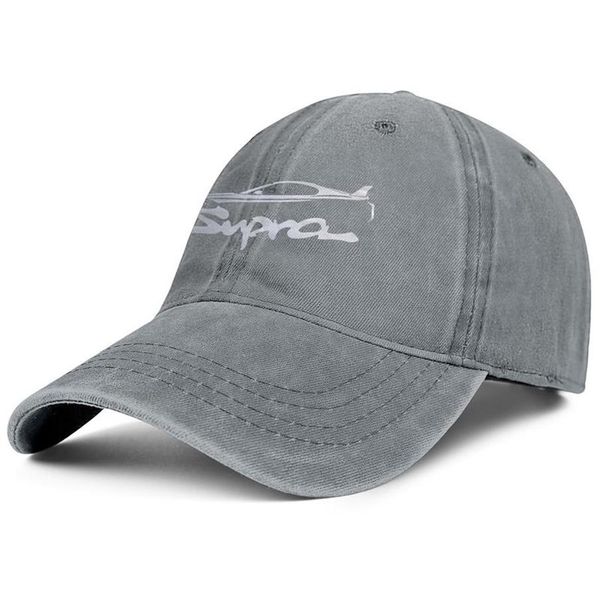 Stilvolle Toyota Supra Classic Outline Unisex Denim Baseball Cap. Entwerfen Sie Ihre eigenen Teamhüte TO-YOTA TRO GAZOO Racing Development To-y237V