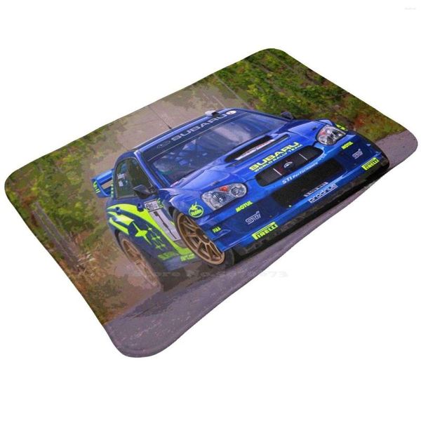 Tappeti Petter Solberg Racing His Wrc Car Abstract Confortevole zerbino Tappeto Tappeto Foot Pad World Racecar Rallycar Sports Fia