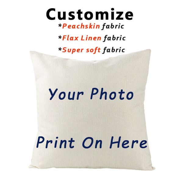 Kissenbezug RULDGEE Kpop Picture Custom Kissenbezug Flachs Leinen Pfirsichhaut Pet Po Design Pillowslip Geschenk 230721