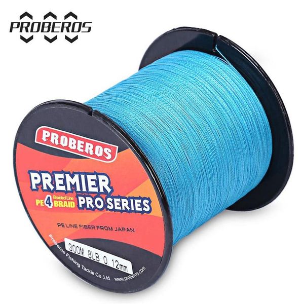 5 Farben 300M PE geflochtene Angelschnur Angelschnur 4 Ständer 6LBS bis 80LB Multifilament Pro Angeln Angelzubehör2175