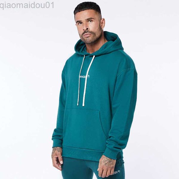 Herren-Kapuzenpullover, Sweatshirts, Herren-Fitnessstudios, Workout, Fitness, Kapuzenpullover, Sweatshirt, Herren, lässiger Pullover, Sportbekleidung, Kapuzenpullover, männlicher Jogger, Sport, Baumwolle, Kapuzenkleidung, L230721