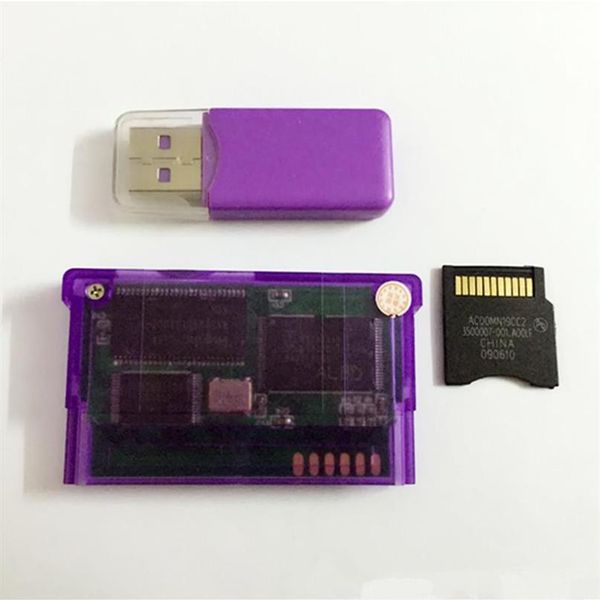 Para cartucho de jogo de cartão de jogo GameBoy Advance para GBA SP Multi Games Card Reader300S