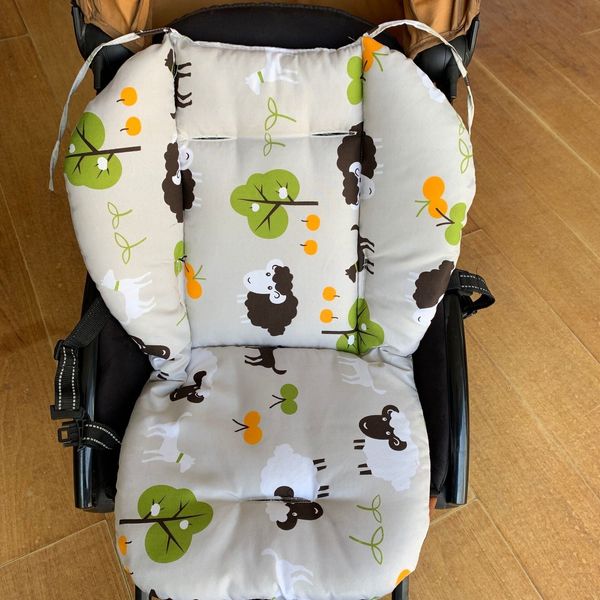 Kinderwagen-Teile-Zubehör, Baby-Kinder-Hochstuhl-Kissen, Sitzerhöhung, Matte, Kissen, Matte, Fütterungsstuhl, Kissen, Kinderwagen-Kissen, Matte, Baumwollstoff, 230720